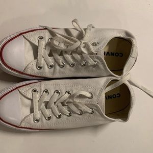 white low top converse